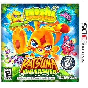 New!! Moshi Monsters: Katsuma unleashed- Nintendo 3DS